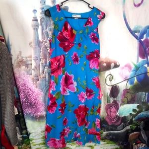 Poems Blue and pink dress